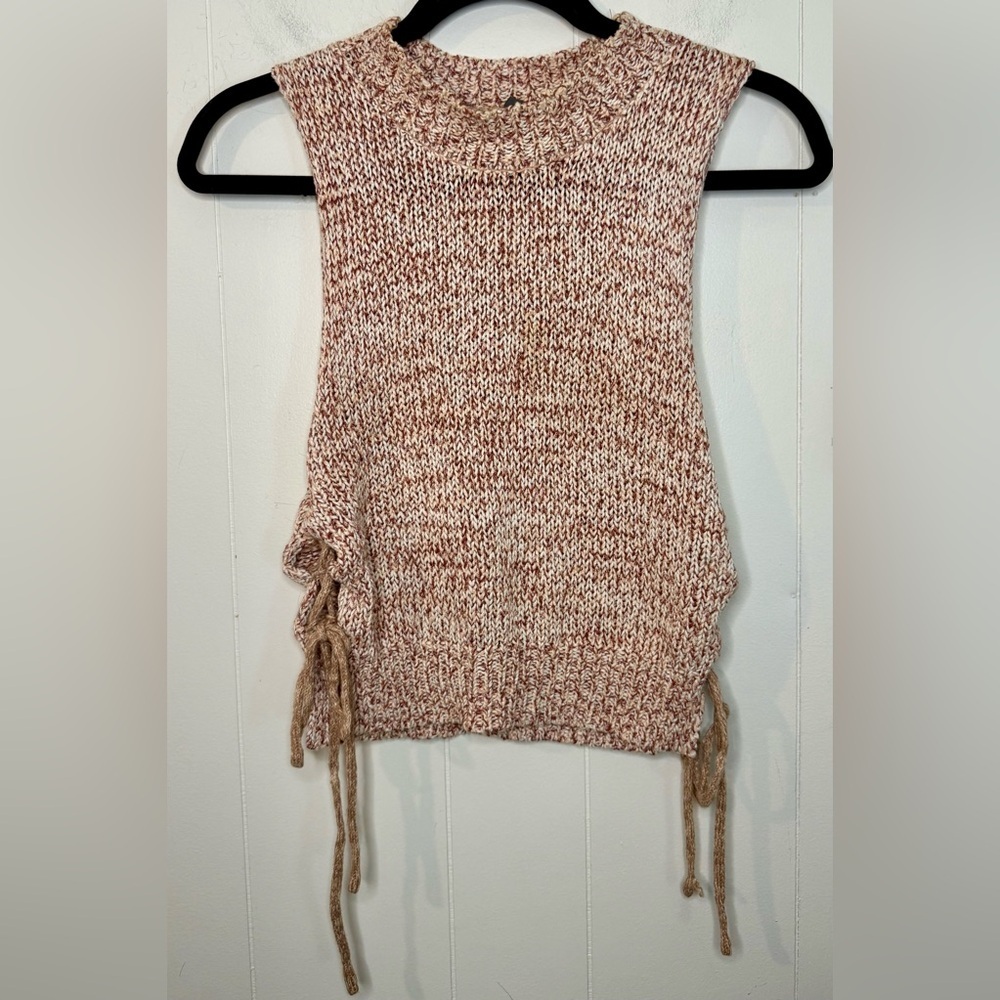 ALYA Sweater Vest High Neck Knit Francesca's, Size S